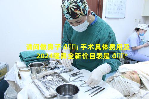 请问做鼻子 🐡 手术具体费用及2024隆鼻全新价目表是 💮 怎样的